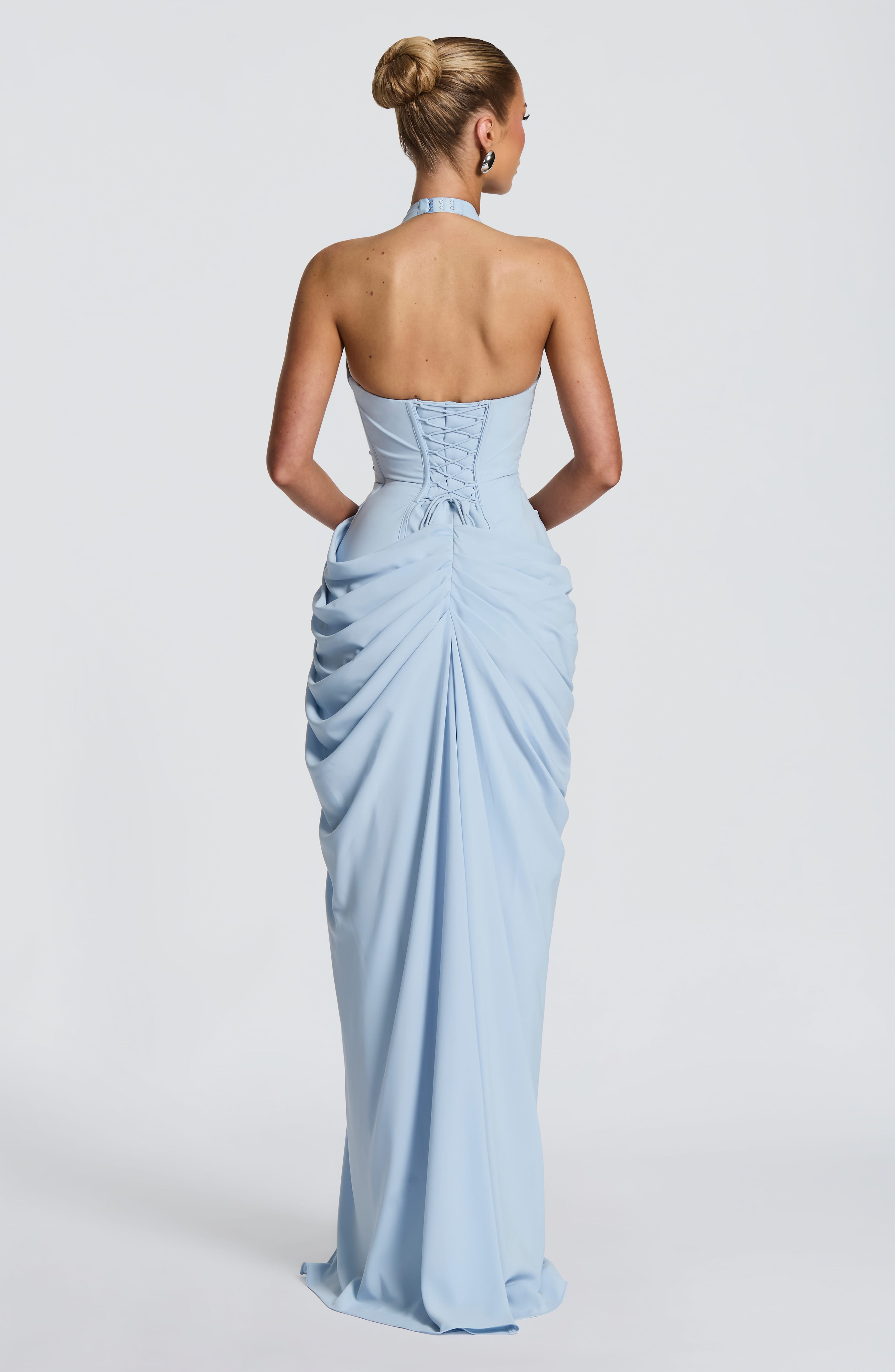 Flourenne Minetta Maxi Dress in Glacier Blue