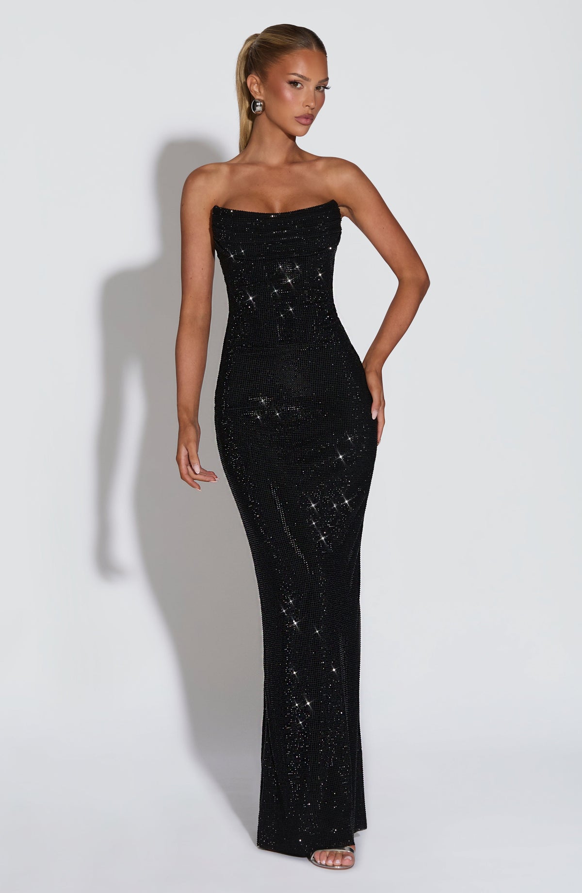 Flourenne Mirabelle Maxi Dress in Black