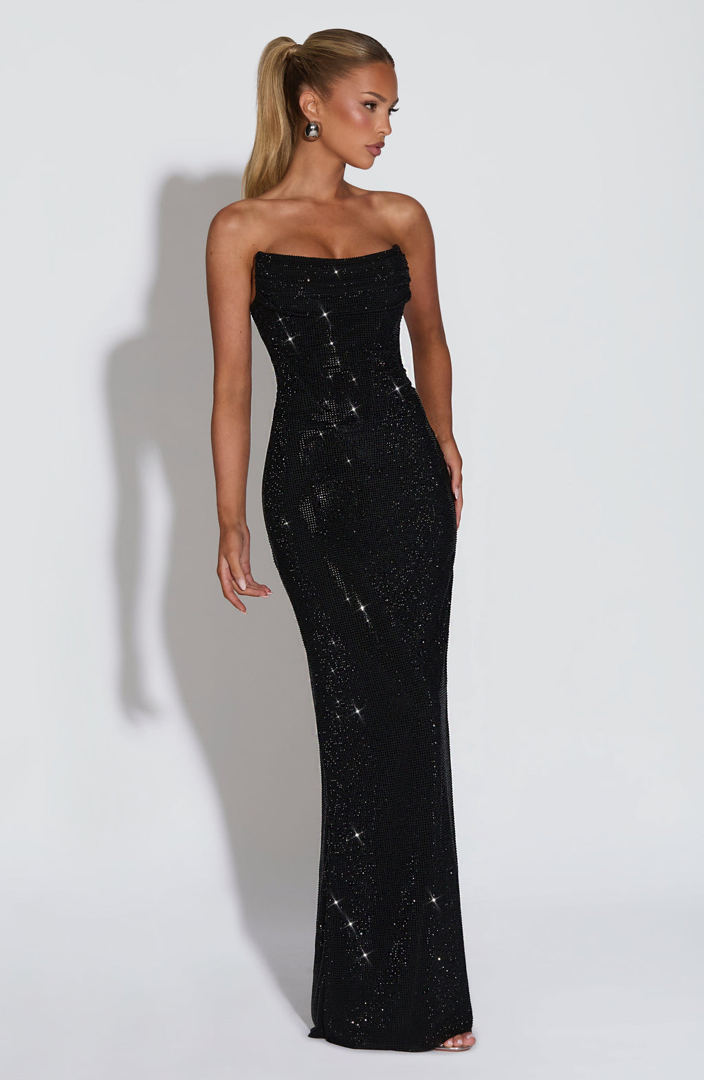 Flourenne Mirabelle Maxi Dress in Black