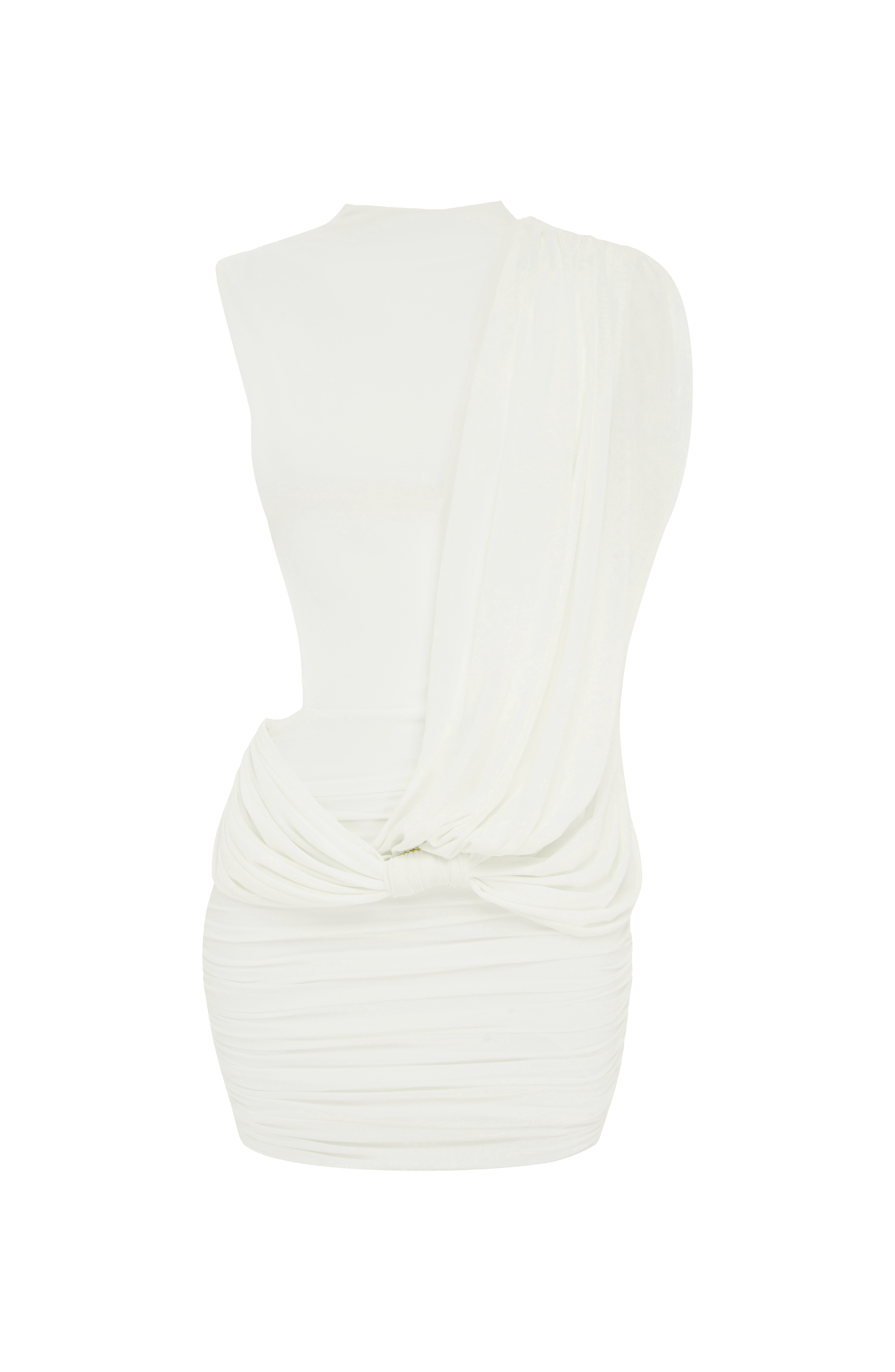 Flourenne Mireia Mini Dress in Ivory