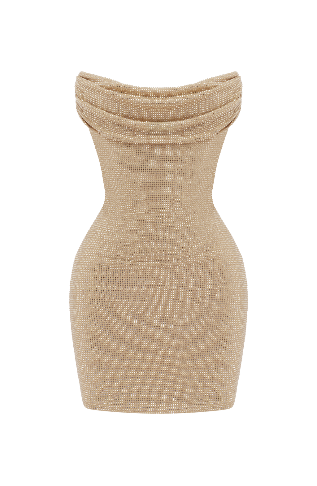 Flourenne Mirella Mini Dress in Gold