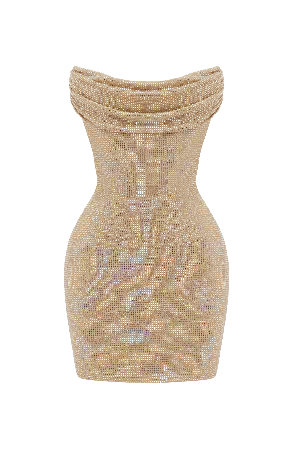 Flourenne Mirella Mini Dress in Gold