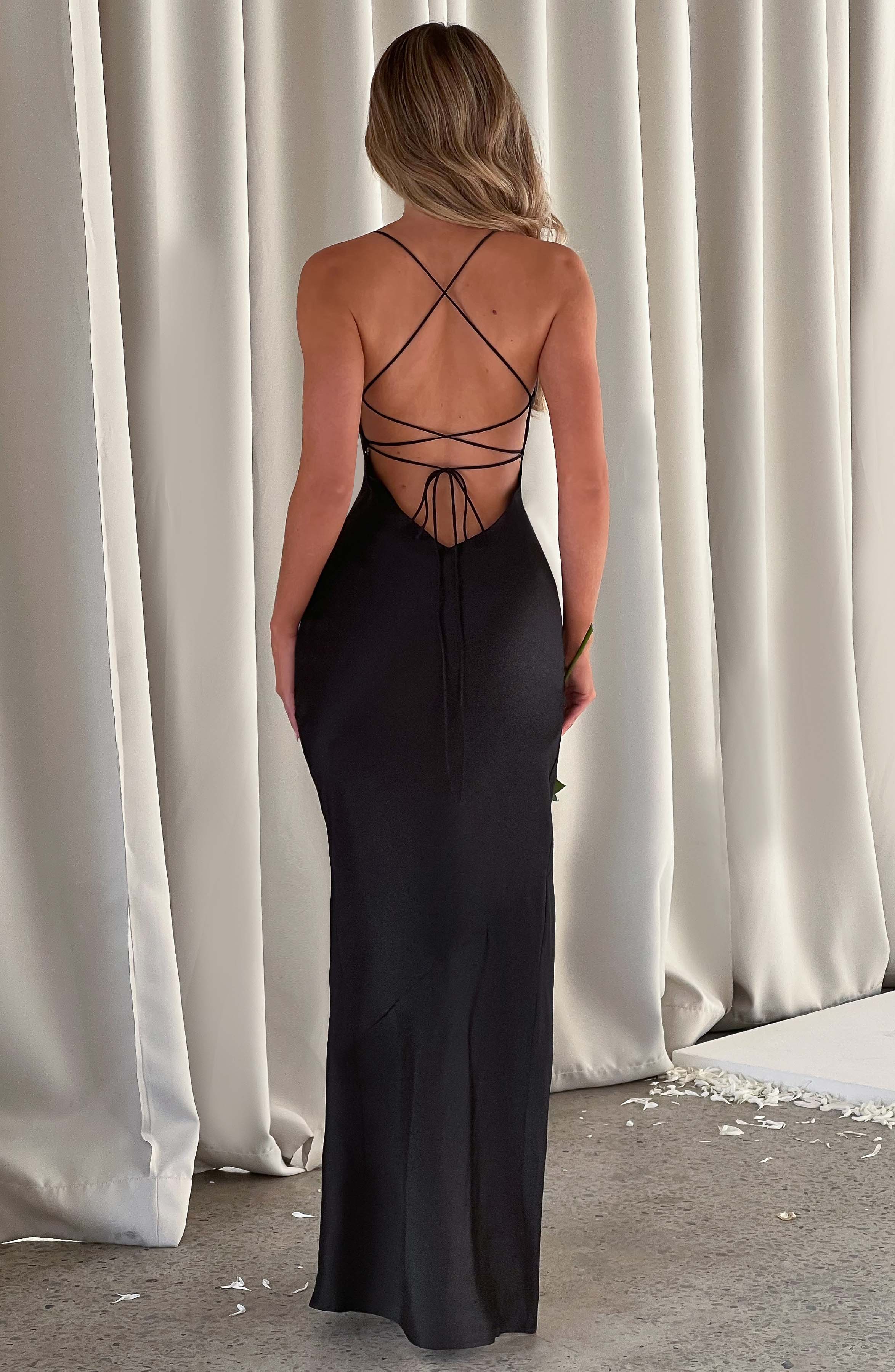 Flourenne Mishka Maxi Dress in Black