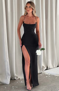 Flourenne Mishka Maxi Dress in Black