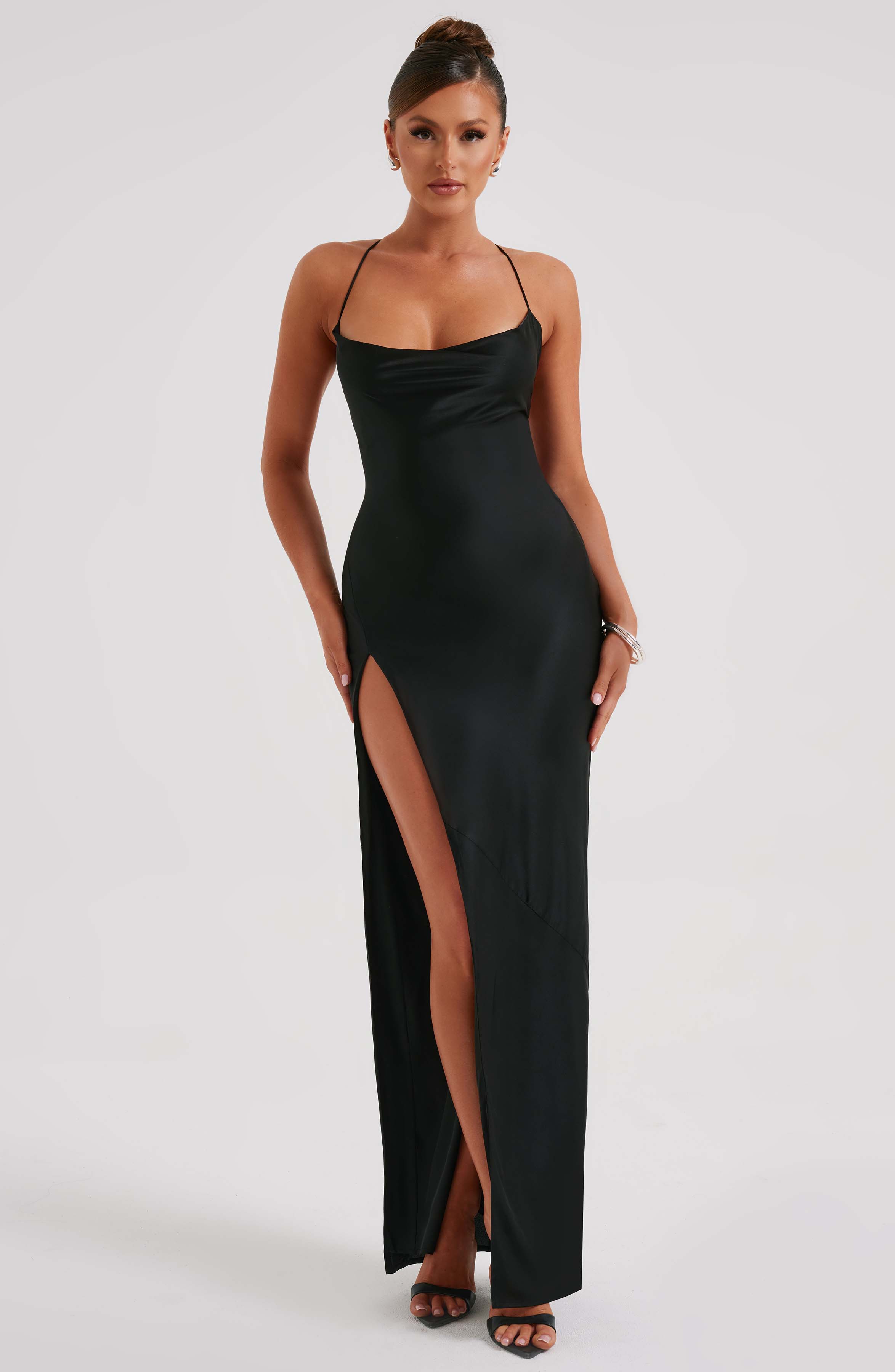 Flourenne Mishka Maxi Dress in Black