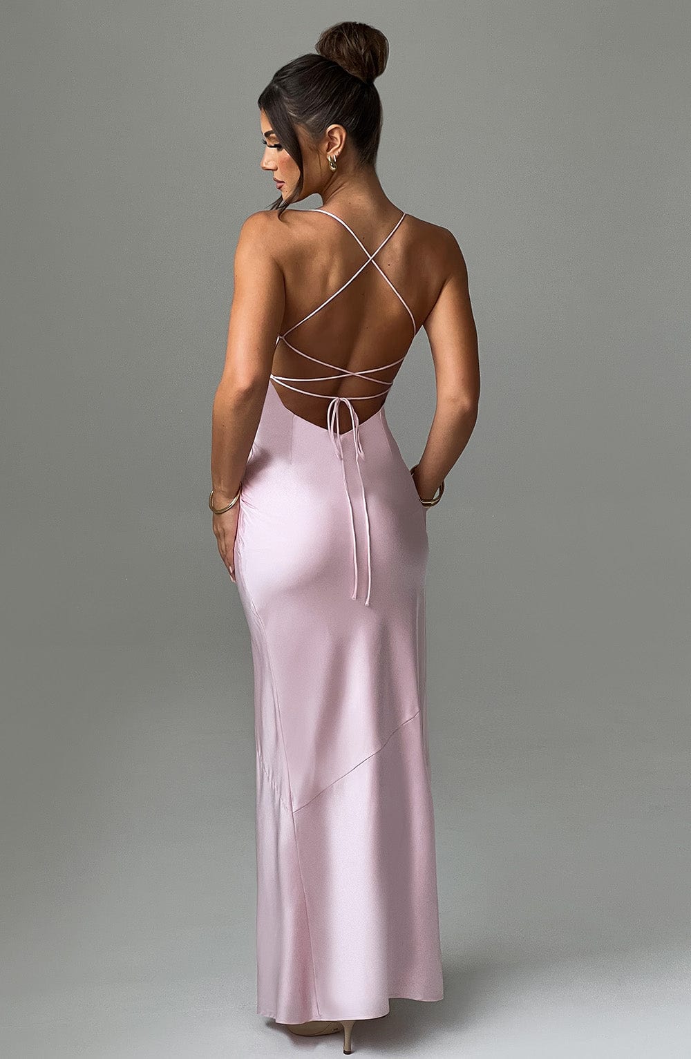 Flourenne Mishka Maxi Dress in Blush