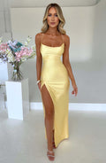Flourenne Mishka Maxi Dress in Lemon