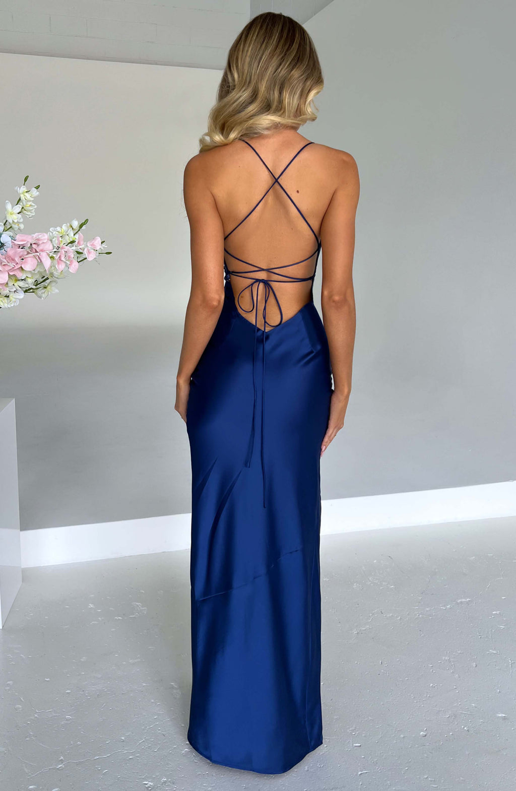 Flourenne Mishka Maxi Dress in Navy
