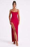 Flourenne Mishka Maxi Dress in Red