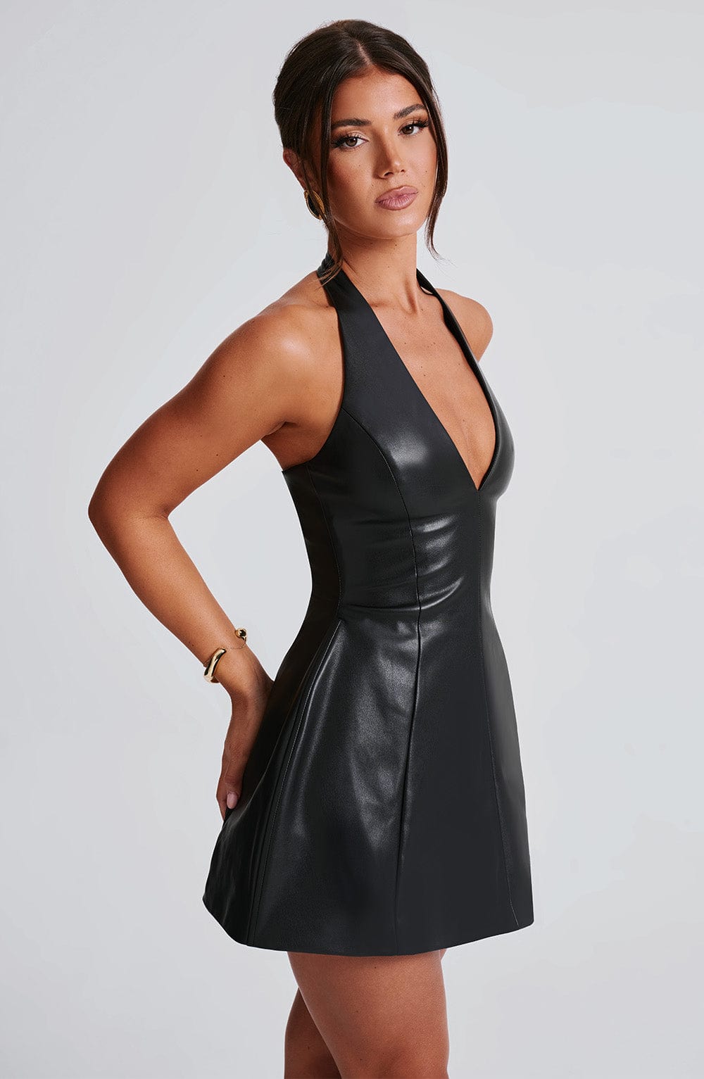Flourenne Missia Mini Dress in Black