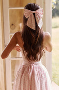 Flourenne Mitza Bow in Blush Gingham