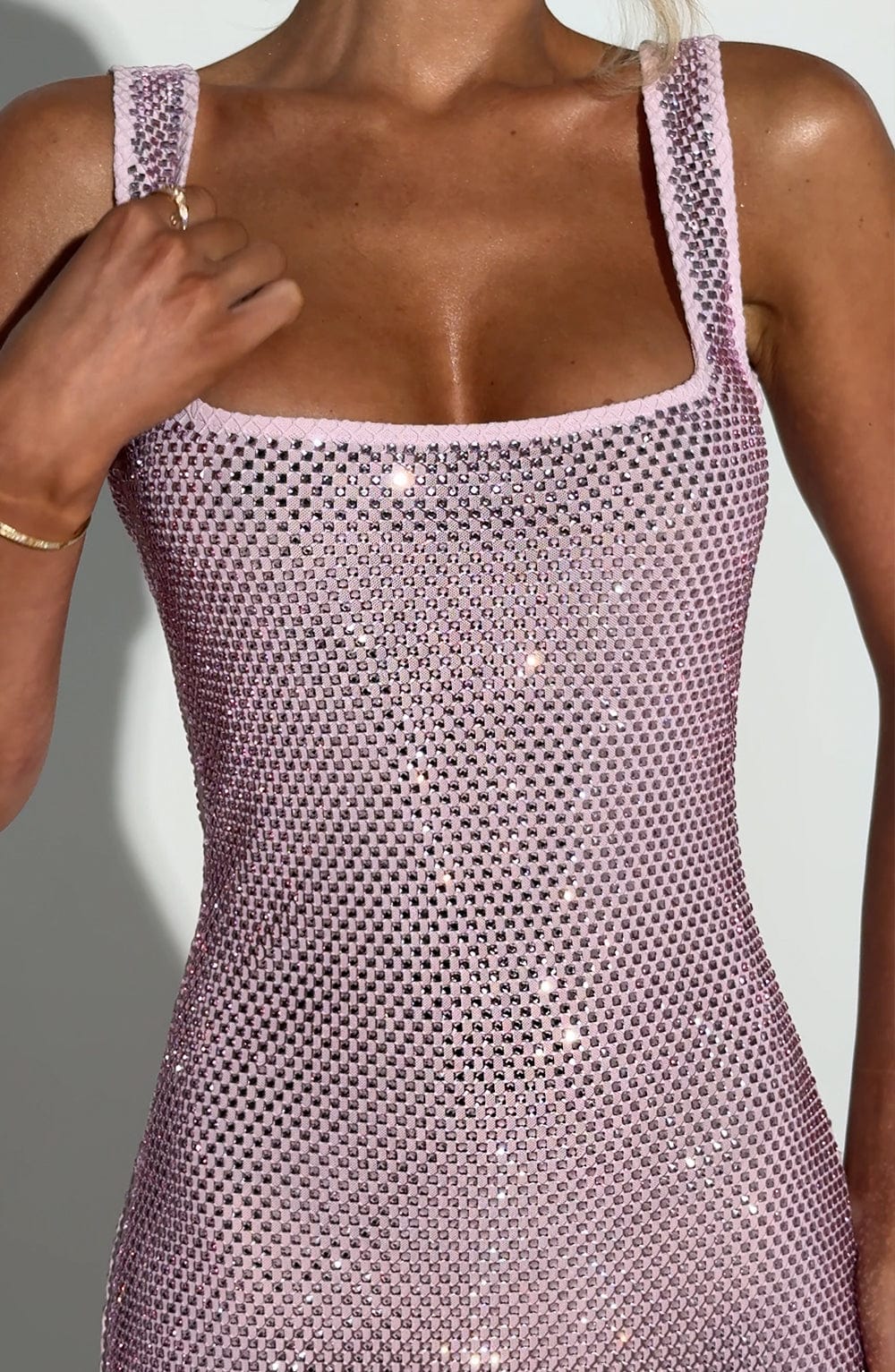 Flourenne Petrella Mini Dress in Pink