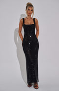 Flourenne Petrine Maxi Dress in Black