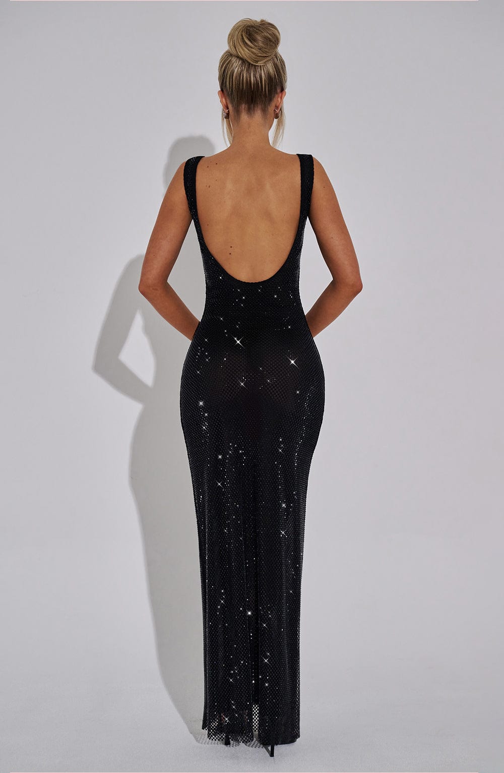 Flourenne Petrine Maxi Dress in Black