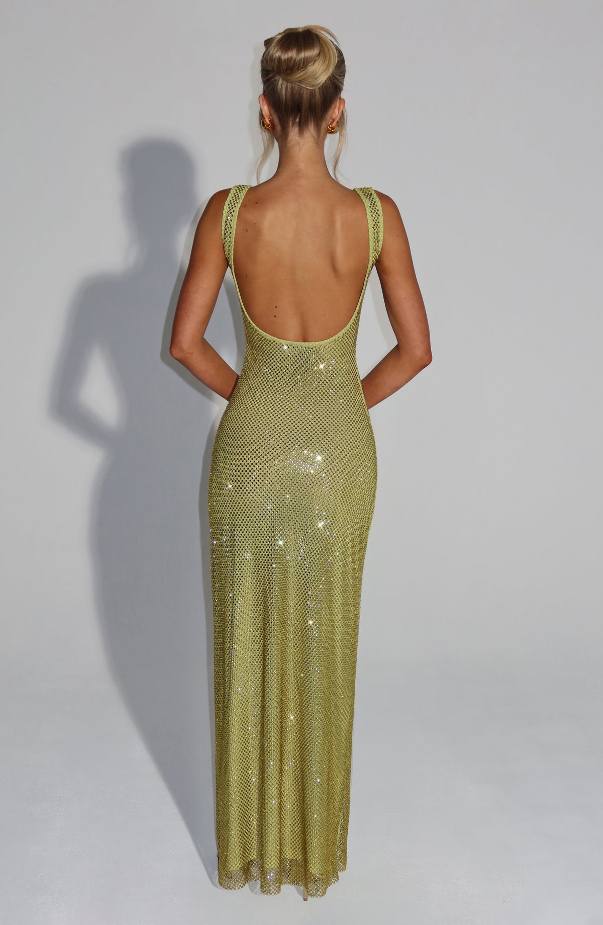 Flourenne Petrine Maxi Dress in Olive