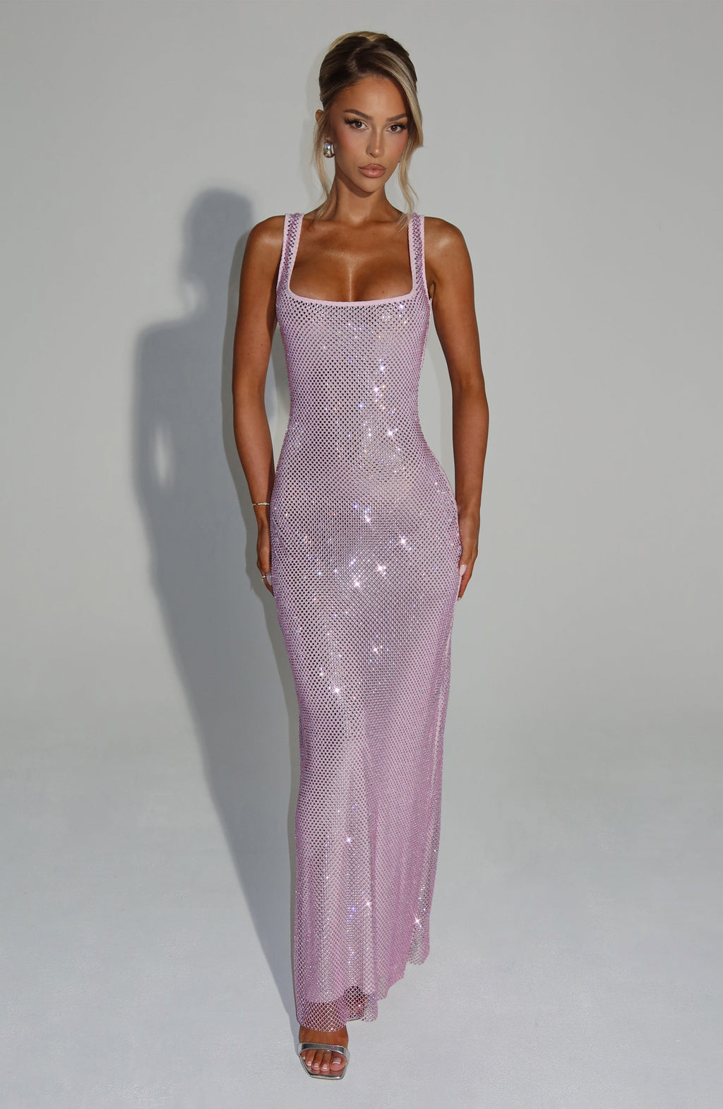 Flourenne Petrine Maxi Dress in Pink