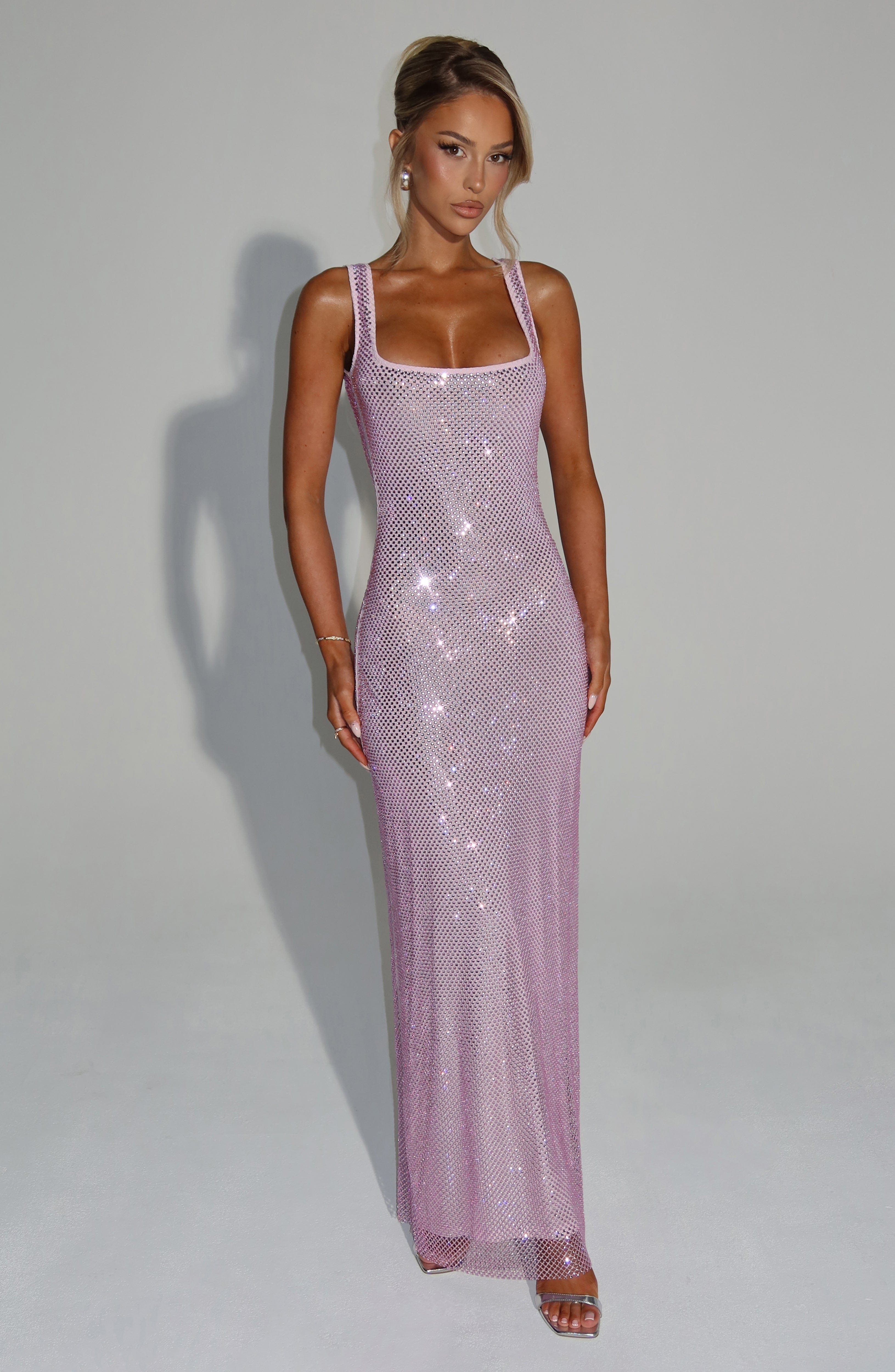 Flourenne Petrine Maxi Dress in Pink