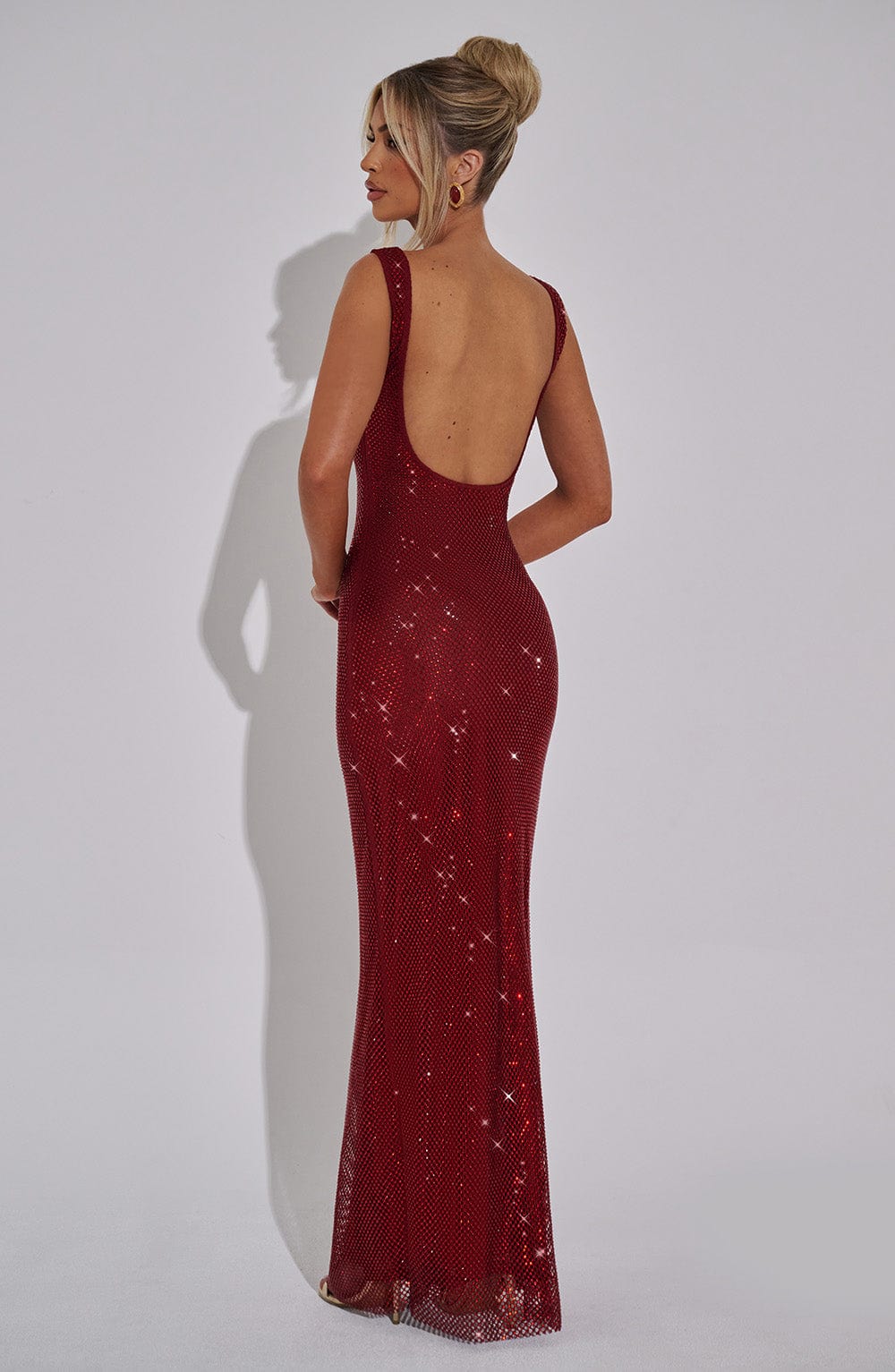 Flourenne Petrine Maxi Dress in Wine