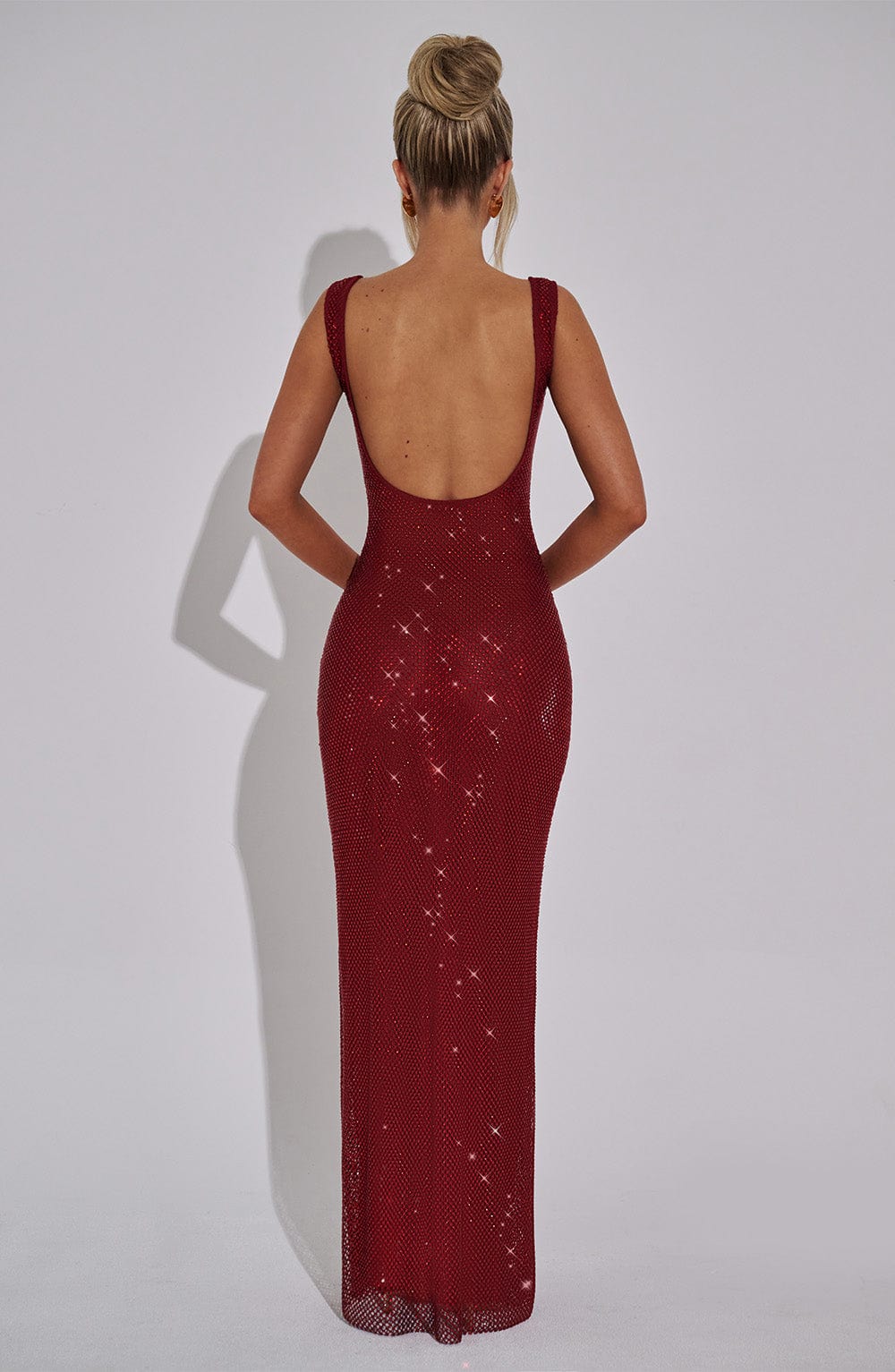 Flourenne Petrine Maxi Dress in Wine
