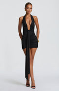 Flourenne Rosella Mini Dress in Black