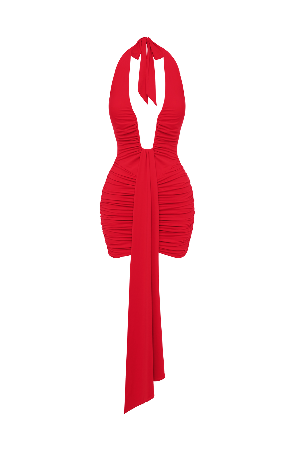 Flourenne Rosella Mini Dress in Red