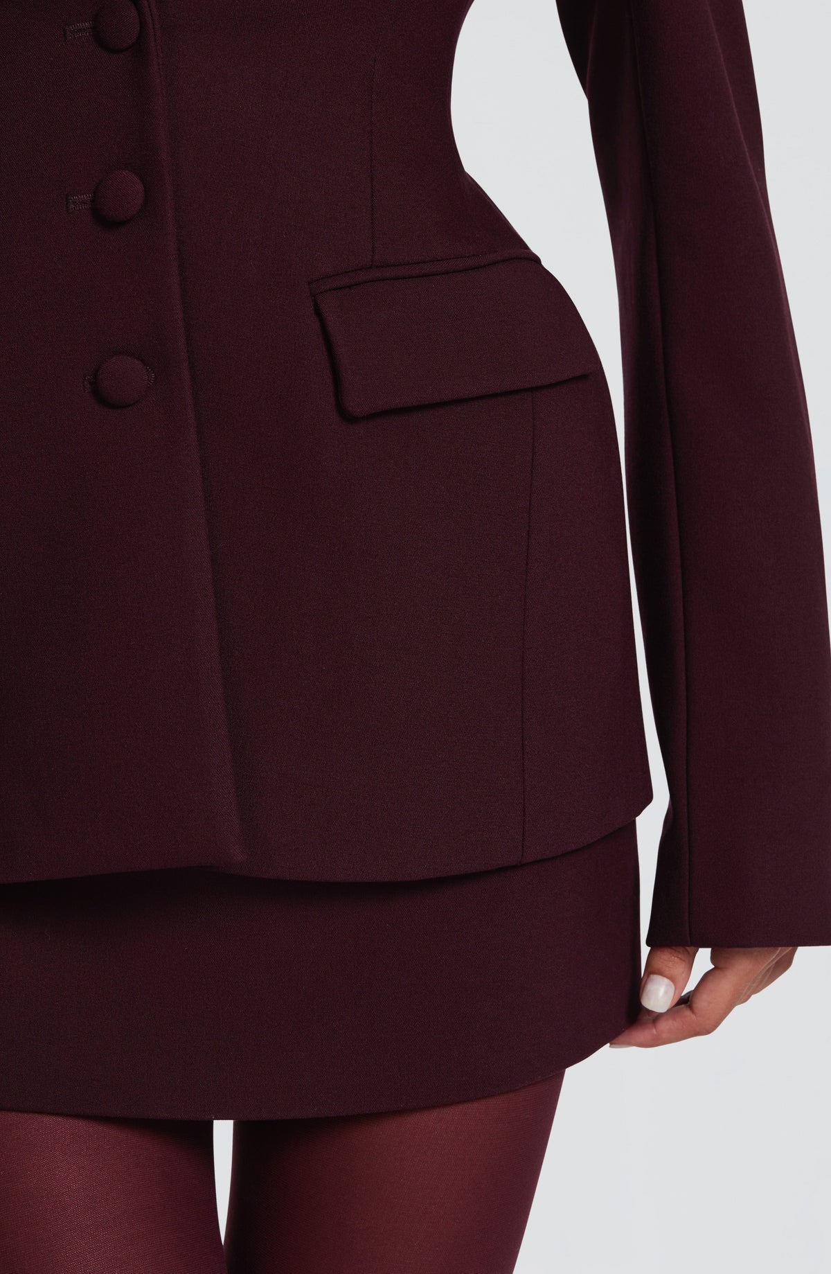 Flourenne Rowella Blazer in Plum