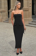 Flourenne Roxana Midaxi Dress in Black