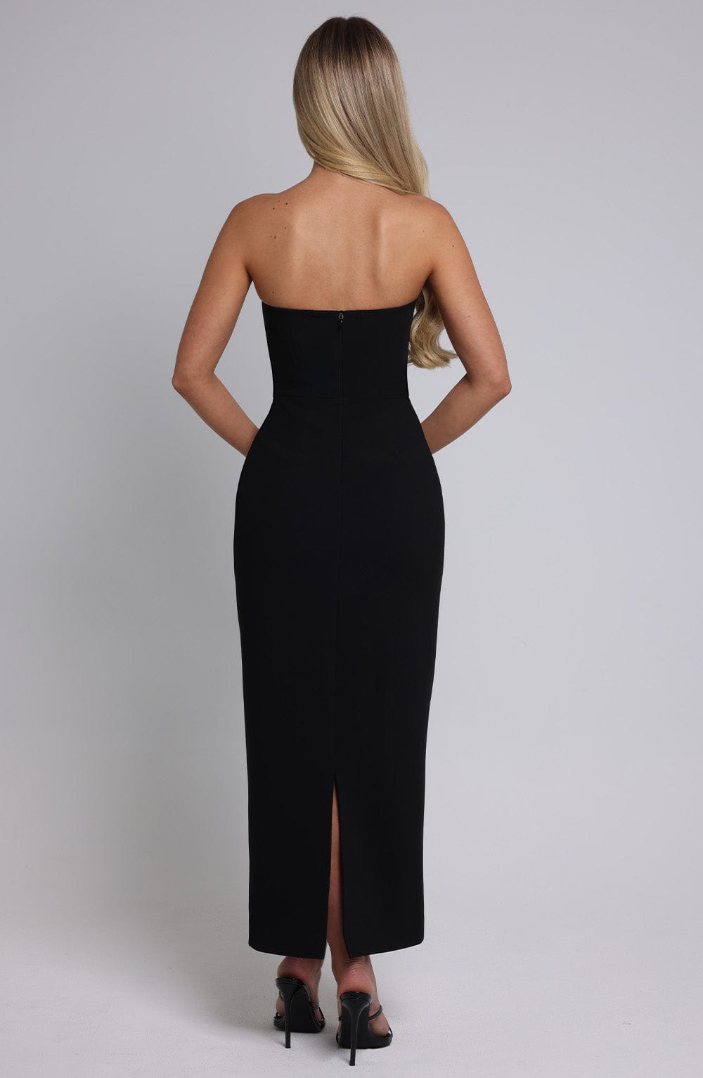 Flourenne Roxana Midaxi Dress in Black