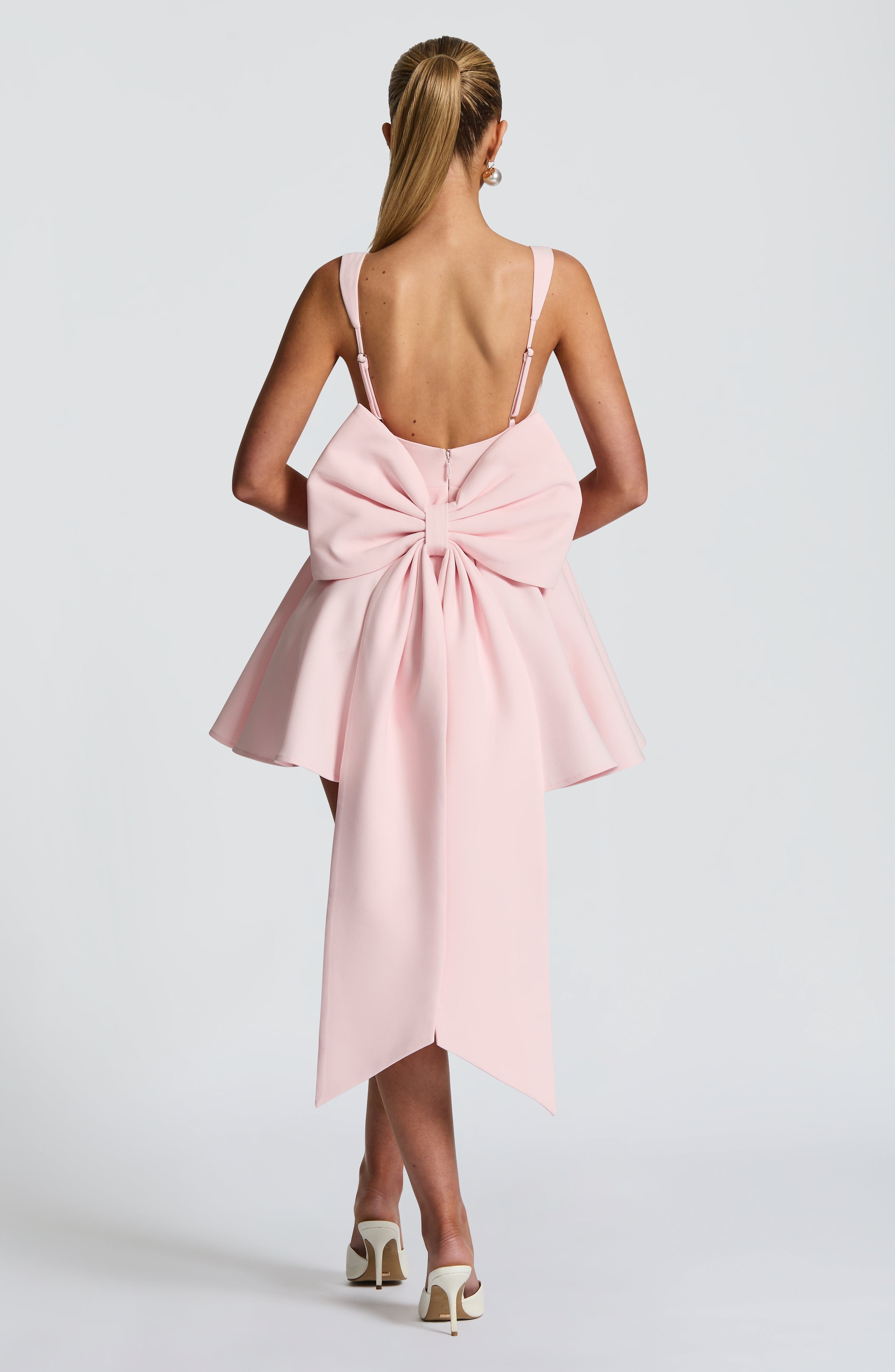 Flourenne Ruella Mini Dress in Blush
