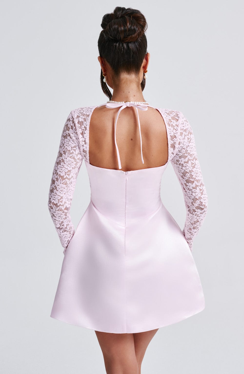 Flourenne Sadira Mini Dress in Blush