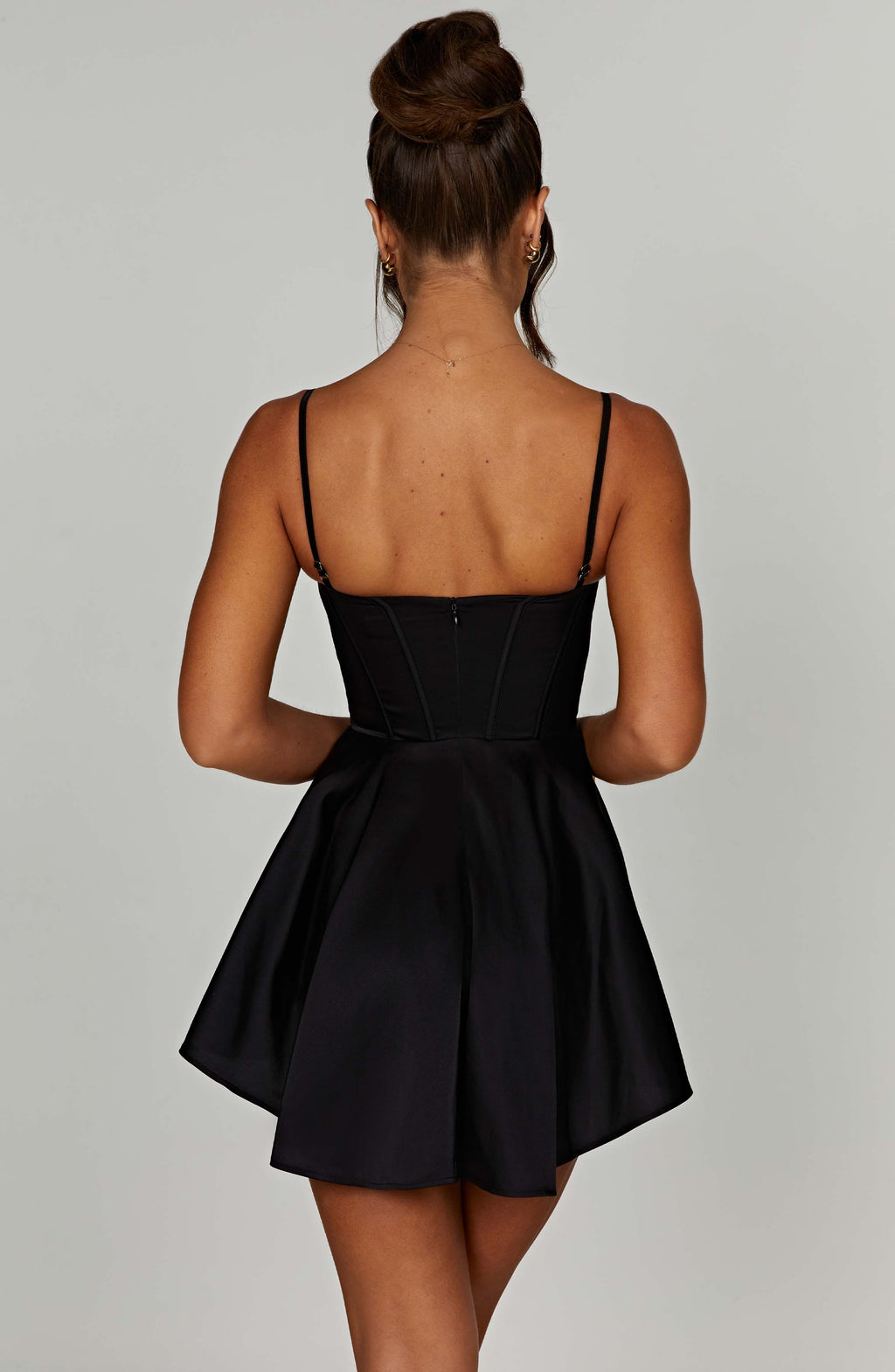 Flourenne Saffrona Playsuit in Black