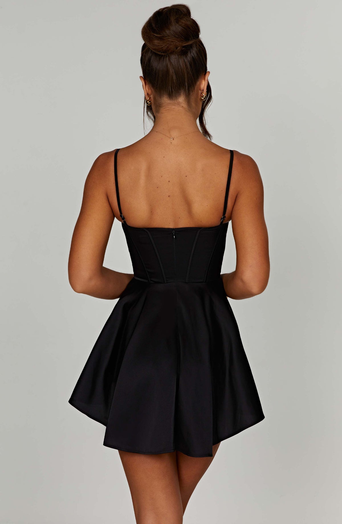Flourenne Saffrona Playsuit in Black