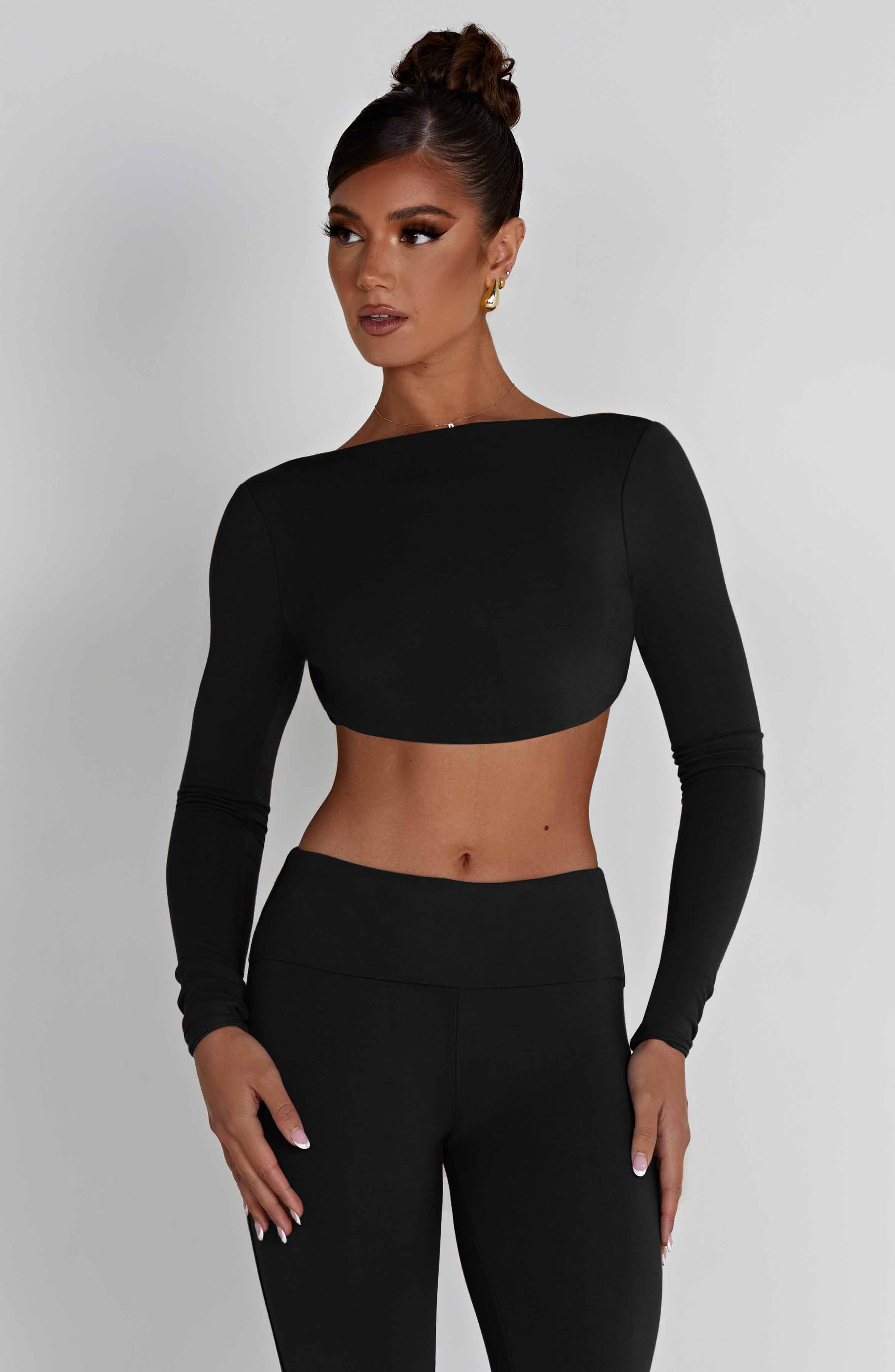 Flourenne Sahrelle Top in Black