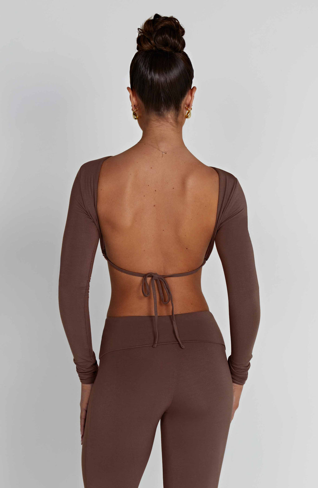 Flourenne Sahrelle Top in Chocolate