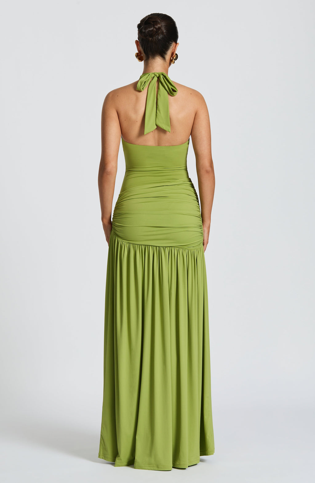 Flourenne Sairina Maxi Skirt in Olive