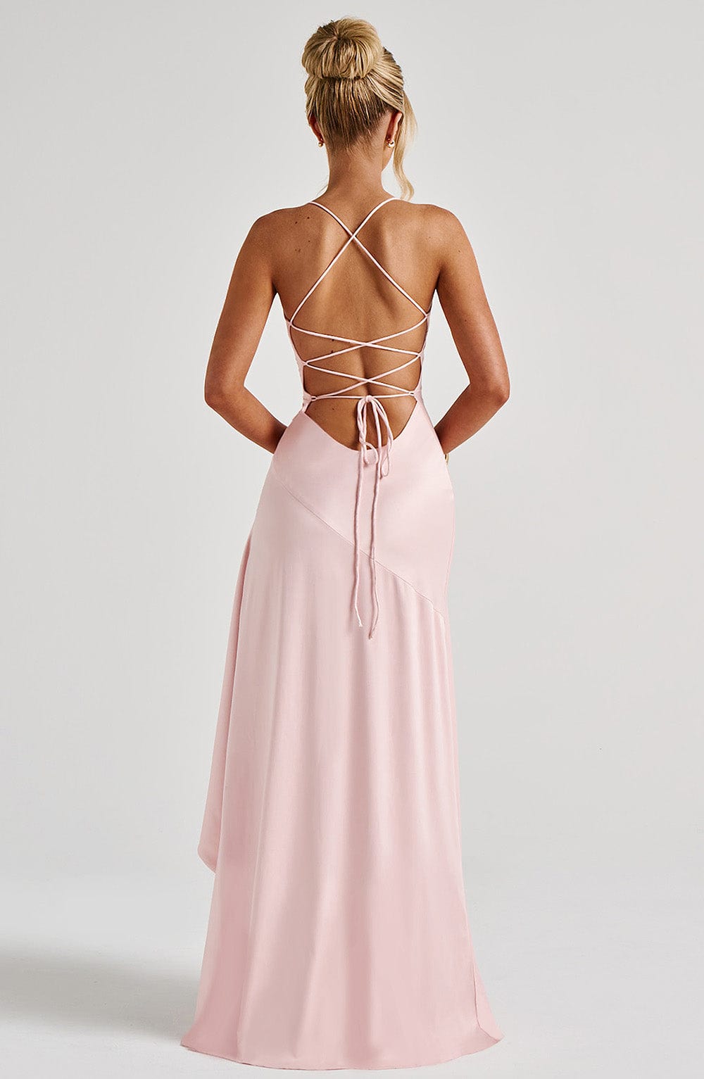 Flourenne Samara Maxi Dress in Blush