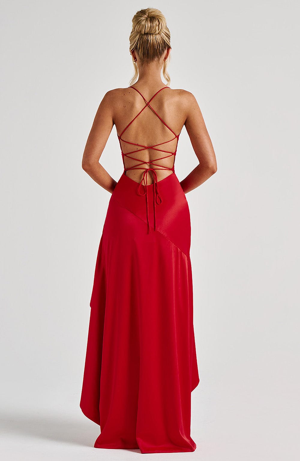 Flourenne Samara Maxi Dress in Red