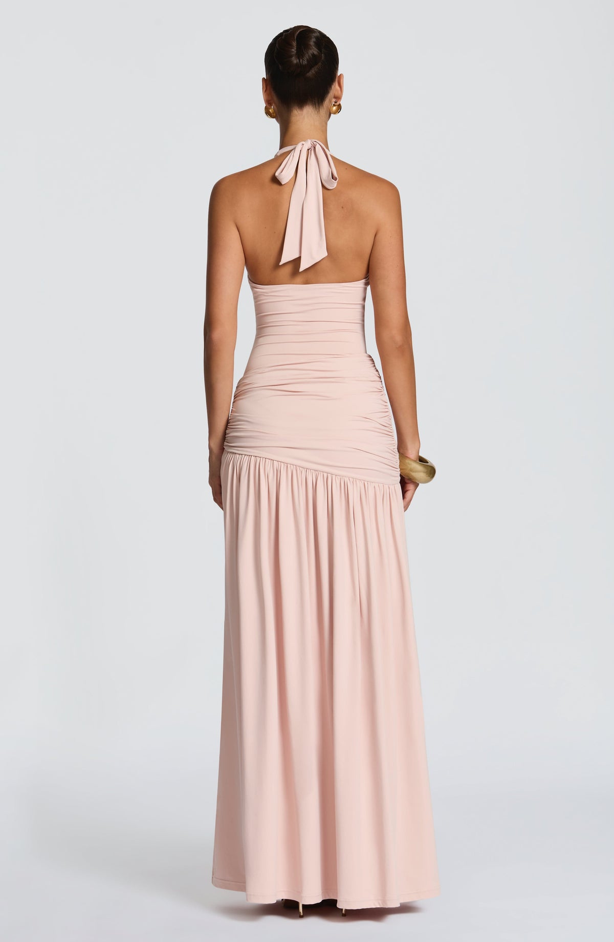 Flourenne Sarai Maxi Skirt in Soft Blush