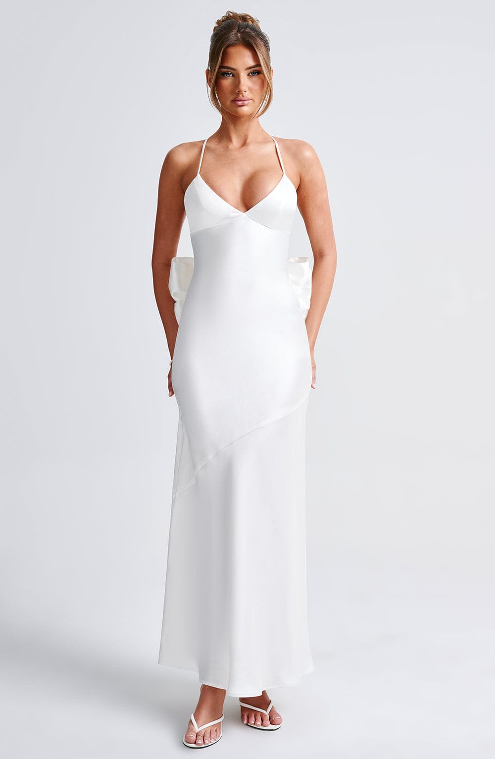 Flourenne Sarina Maxi Dress in Ivory