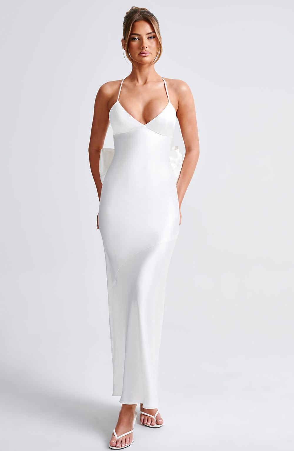 Flourenne Sarina Maxi Dress in Ivory