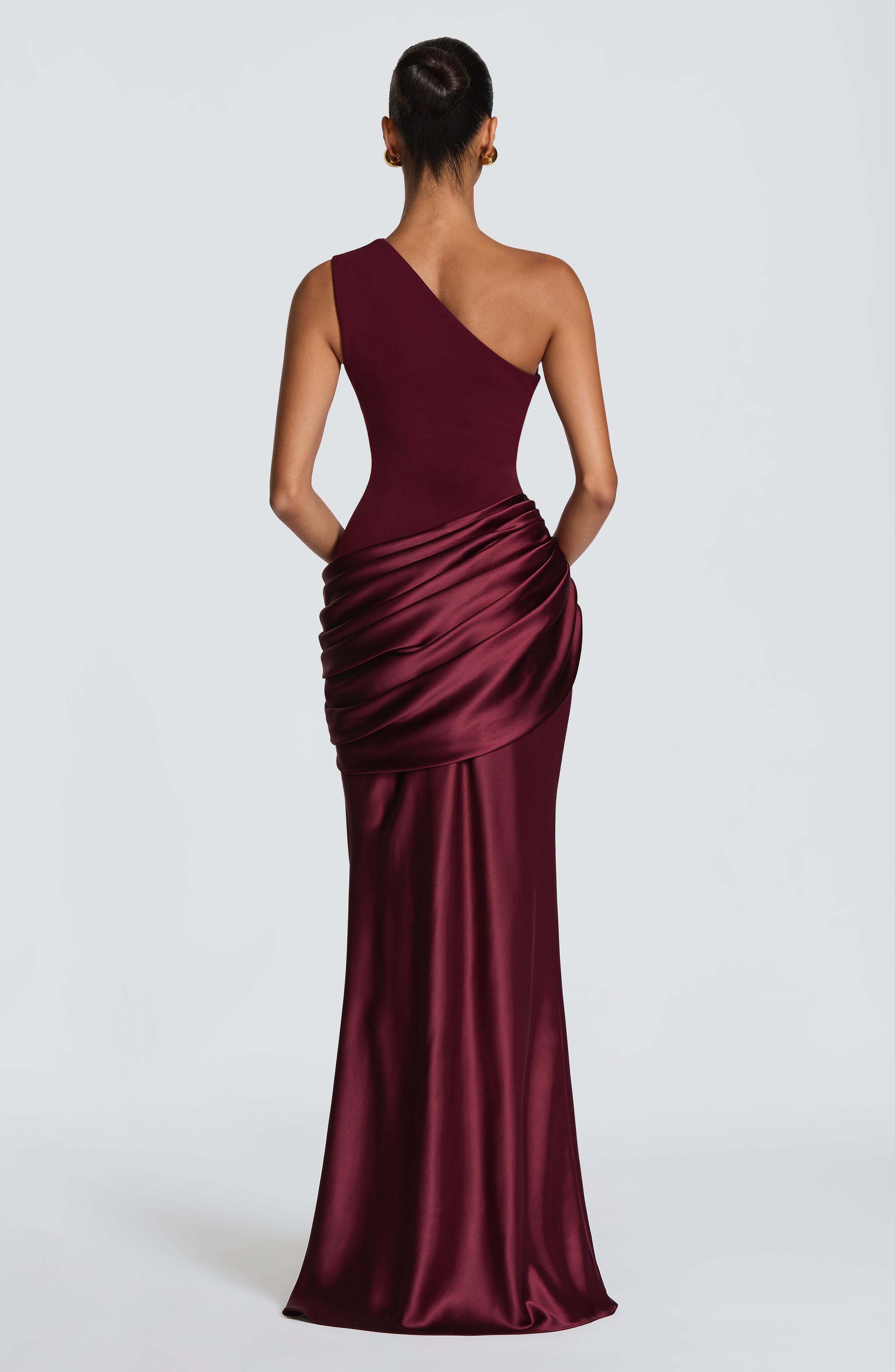 Flourenne Sedonia Maxi Dress in Cherry Lacquer