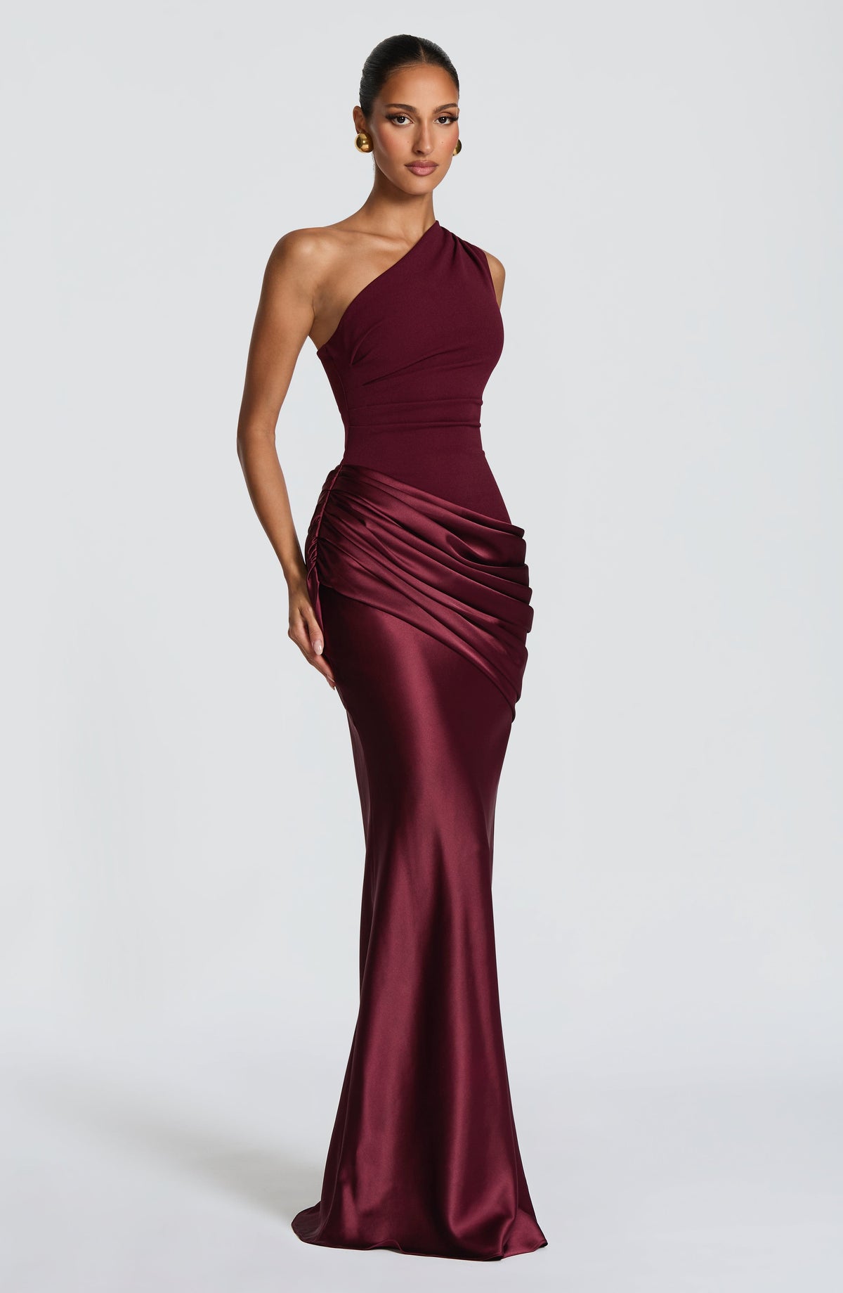 Flourenne Sedonia Maxi Dress in Cherry Lacquer