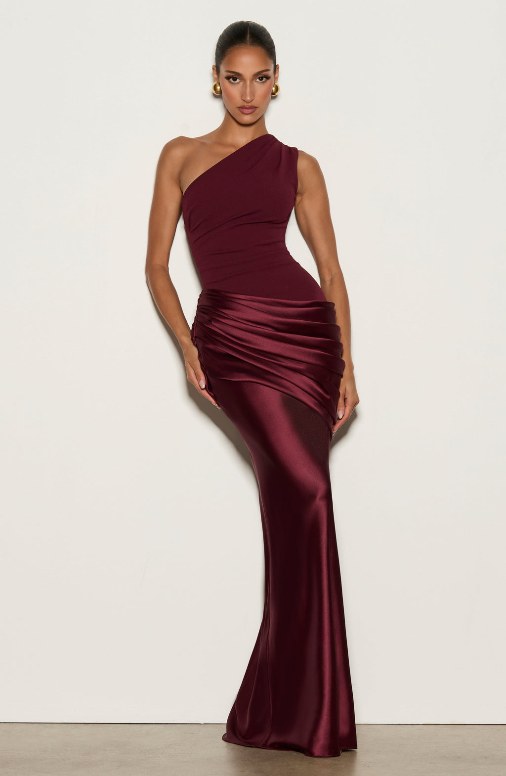 Flourenne Sedonia Maxi Dress in Cherry Lacquer