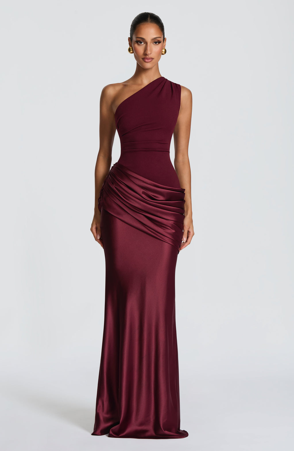 Flourenne Sedonia Maxi Dress in Cherry Lacquer