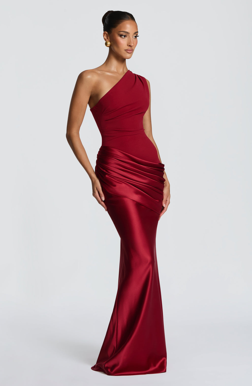Flourenne Sedonia Maxi Dress in Deep Red
