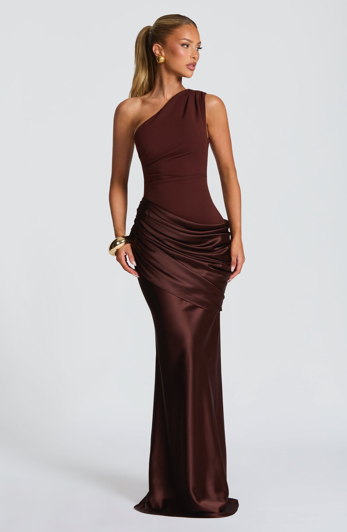 Flourenne Sedonia Maxi Dress in Plum Brown