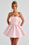 Flourenne Selene Mini Dress in Blush