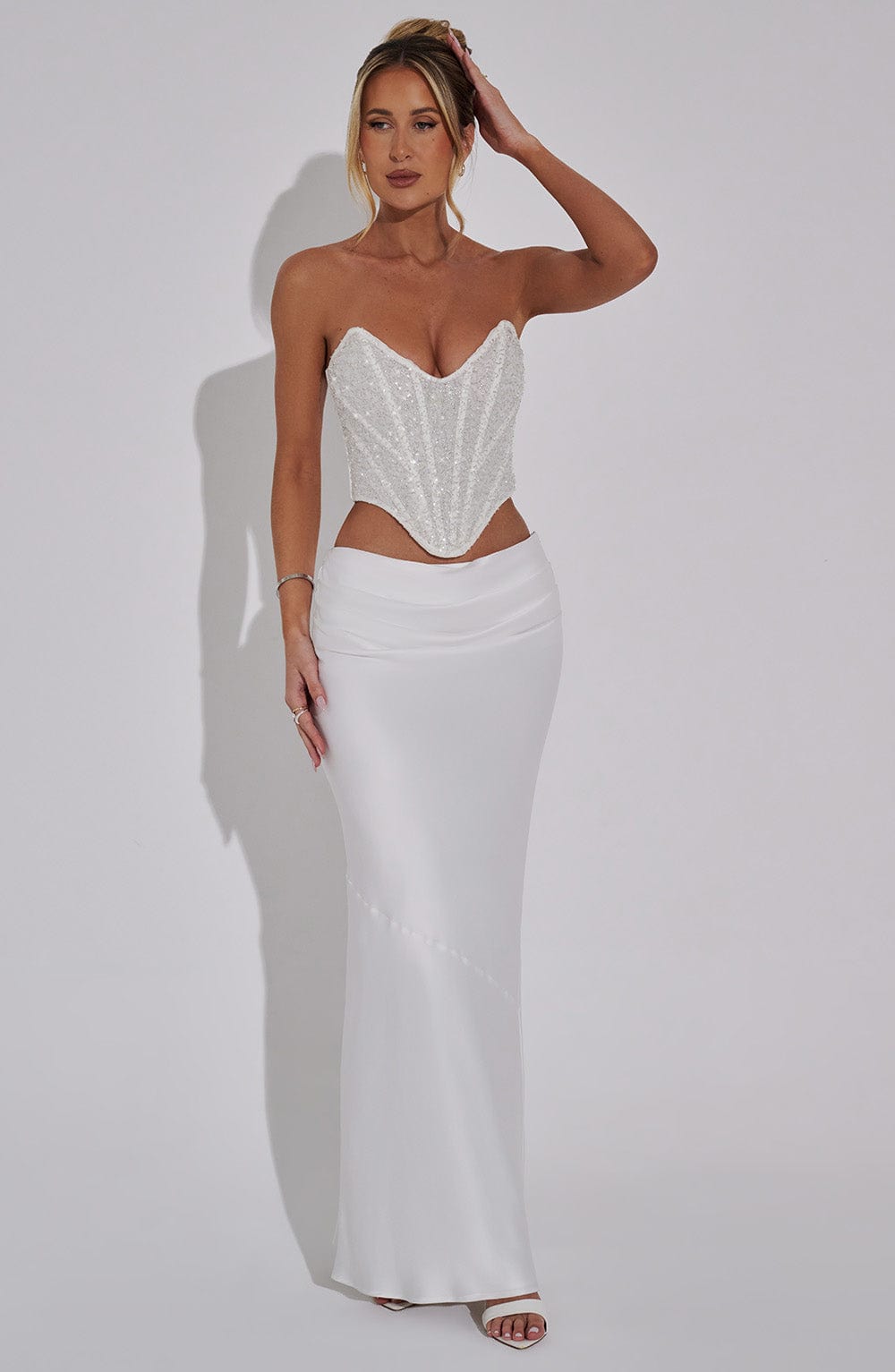 Flourenne Siella Corset in Ivory