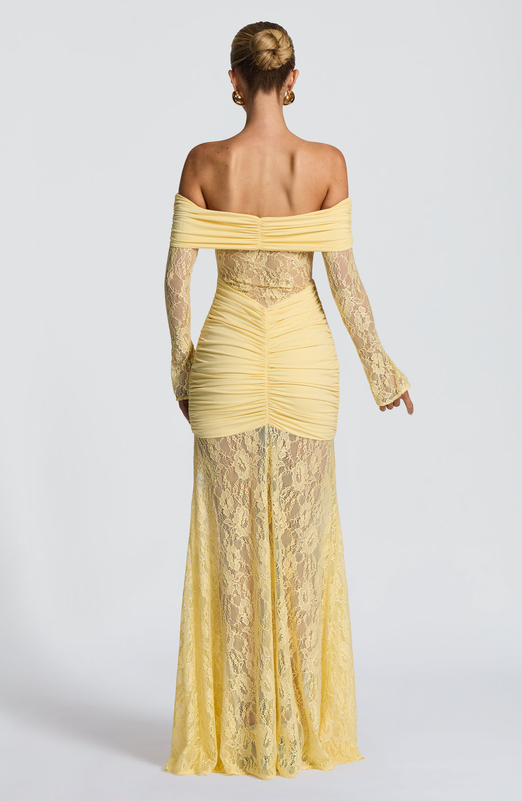 Flourenne Solene Maxi Dress in Lemon