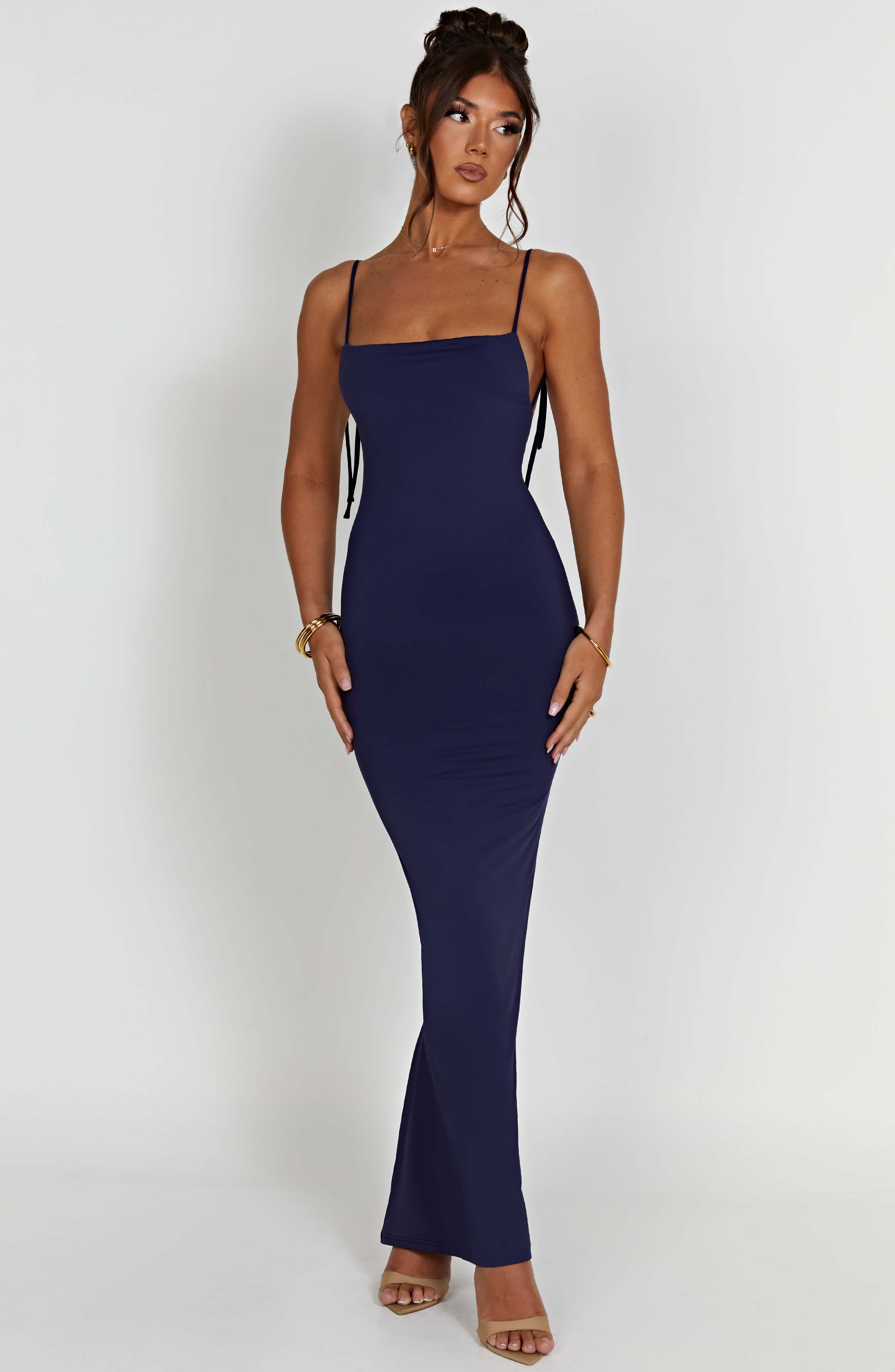 Flourenne Sonya Maxi Dress in Navy